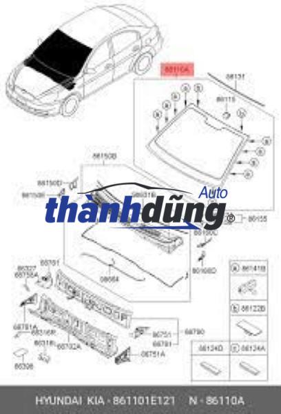Kính chắn gió trước 7