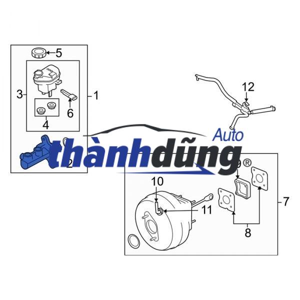 tổng phanh, van chia dầu phanh