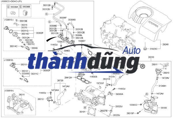 cổ hút gió động cơ 2