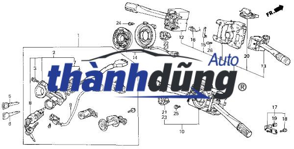 công tắc pha cos, công tắc gạt mưa