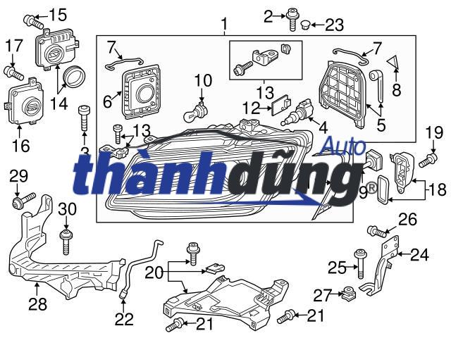 hộp điều khiển đèn pha, ballast
