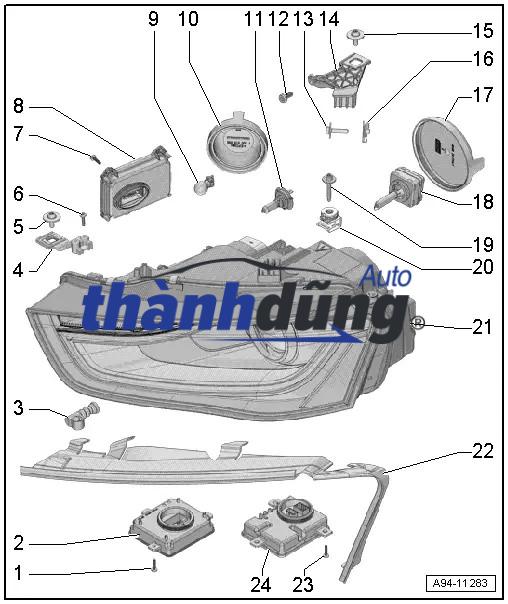 hộp điều khiển đèn pha, ballast