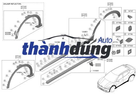 ốp phồng bánh, ốp chắn bùn, ốp cua lốp