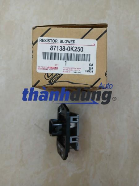 TRỞ QUẠT DÀN LẠNH SAU TOYOTA FORTUNER 2011 | 871380K250 TRỞ QUẠT DÀN LẠNH SAU TOYOTA FORTUNER 2011 | 871380K250
