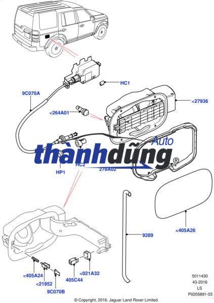 KHÓA MỞ NẮP BÌNH XĂNG
